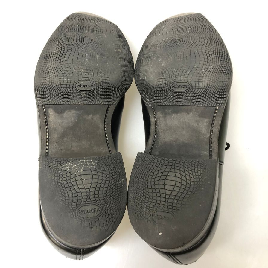 チーニー レザーシューズ キャップトゥ カーフ ブラック 6.5 CHEANEY GEOFFREY ビジネスシューズ 約24.5cm【LA】【中古】