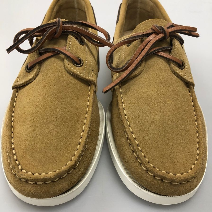 パラブーツ バース トープ デッキシューズ  0223 メンズサイズ 6  ベージュ Paraboot 約24.5cm【AFD7】