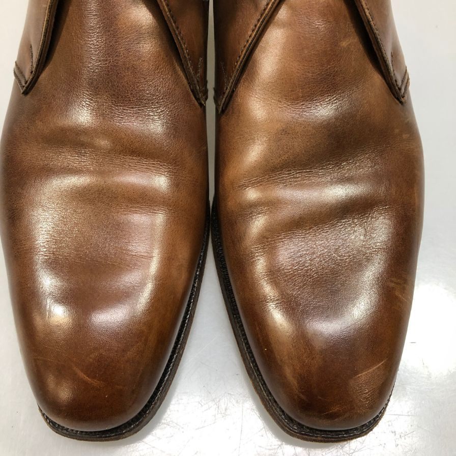 クロケット＆ジョーンズ キャンベリー チャッカブーツ メンズ ブラウン サイズUK6.5E  Crockett & Jones ブーツ 約25.5cm【LA】【中古】