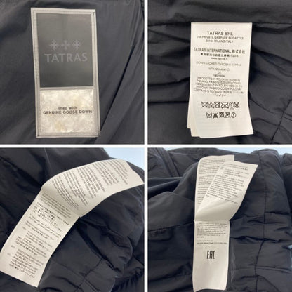 状况良好◆ Tatras 羽绒服石膏黑色尺寸 4 MTAT23A4841 TATRAS GESSO 男式 [AFB22] 