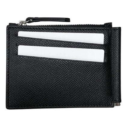 メゾンマルジェラ マネークリップ レザー 二つ折り財布 4ステッチ 小銭入れ 札 SA1UI0018 ブラック Maison Margiela【AFI11】