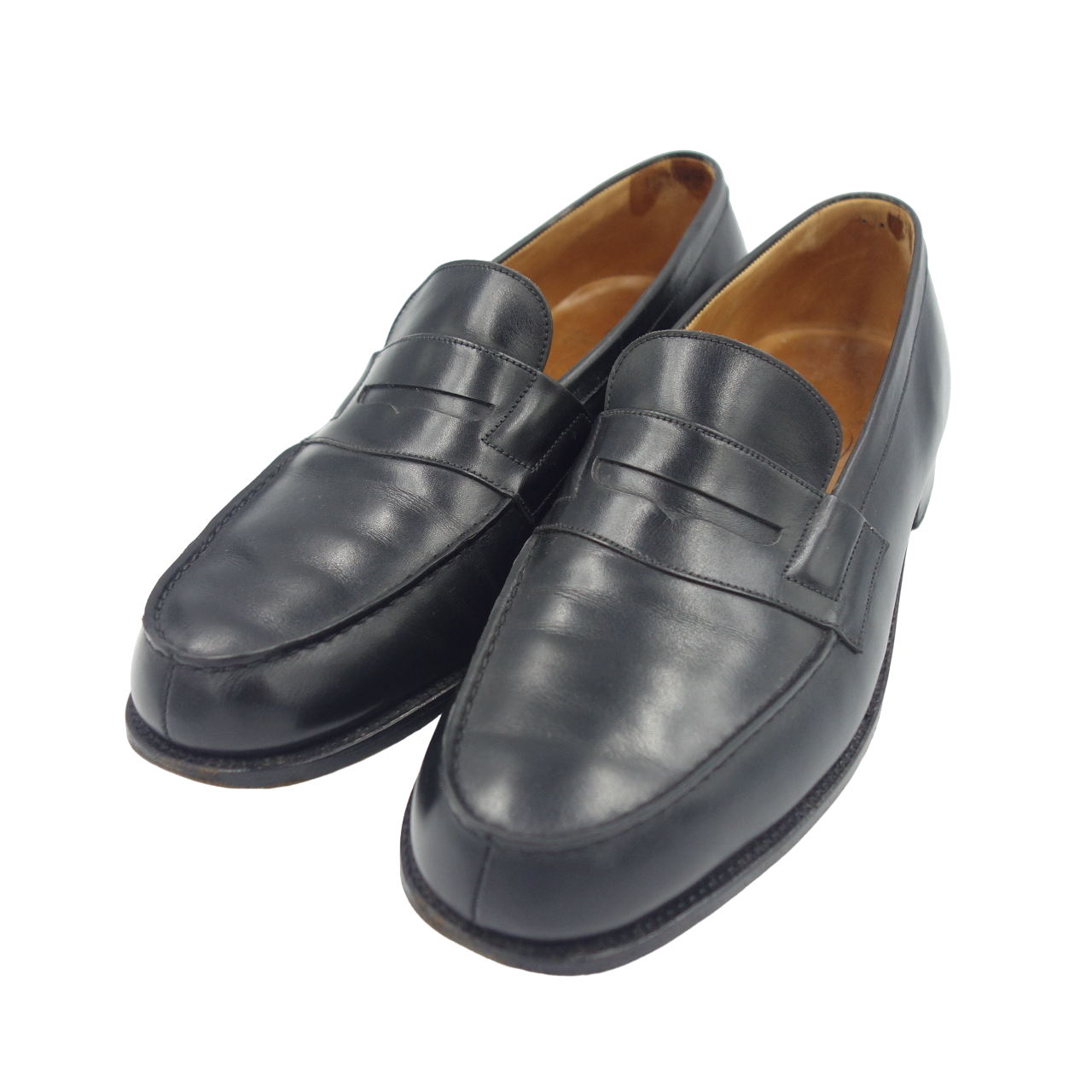 Used ◆JM Weston Leather Shoes Signature Loafers 180 Black Men's Size 9C JMWESTON [LA] 