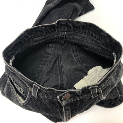 リーバイス デニム 560 90S ボタン裏585 USA製 ブラック メンズ W29 L34 LEVI’S 【AFB44】