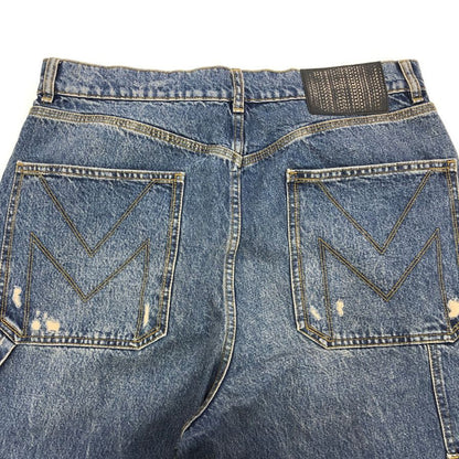 マークジェイコブス デニムパンツ ペインターパンツ サイズ32 インディゴ MARC JACOBS 【AFB28】