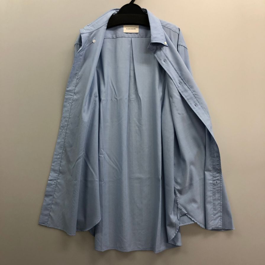 中古◆マーカウェア シャツ ブルー サイズ2 メンズ MARKAWEAR 【AFB27】