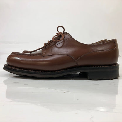 ジェイエムウエストン 641 レザー ゴルフシューズ Uチップ メンズ ブラウン サイズ6D J.M.WESTON ビジネスシューズ 約24.5cm【LA】【中古】