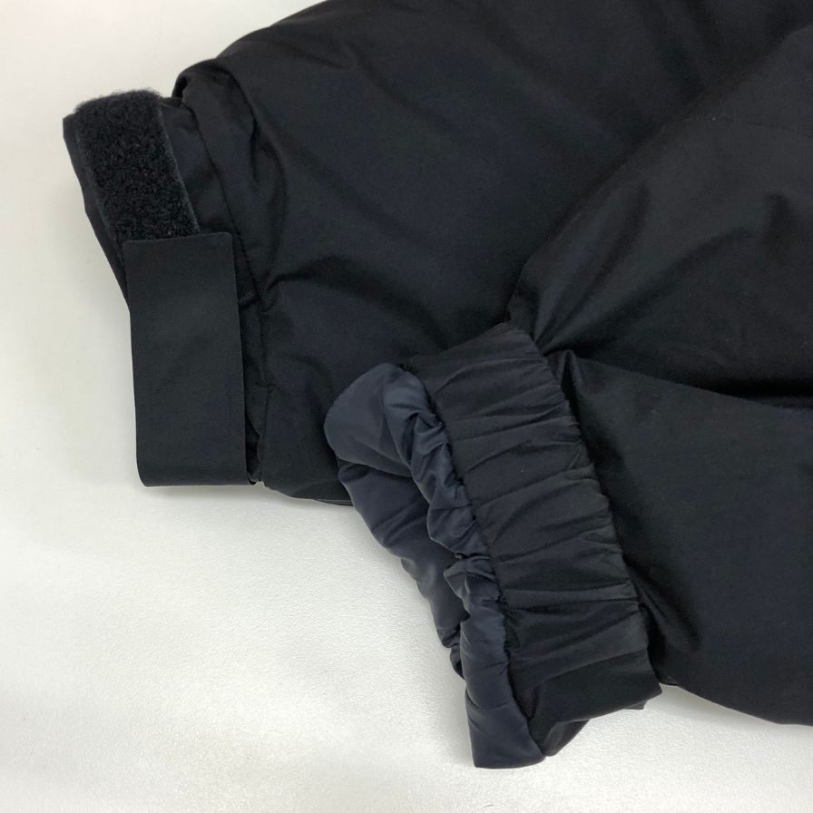 極美品◆ハイク エディション別注 パフジャケット 24AW PERTEXR PUFF JACKET ブラックナイロン 中綿 サイズ2 メンズ HYKE×Edition 【AFA8】