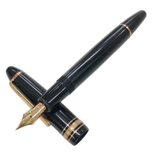 モンブラン 万年筆 マイスターシュテュック 4810 No.146 ペン先14C 585 ブラック×ゴールド MONTBLANC【AFI7】