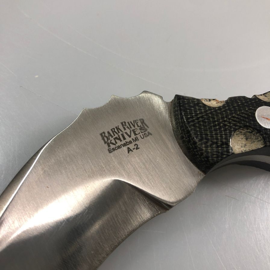 バークリバーナイブス カランビットナイフ USA製 シルバー系 BARK RIVER KNIVES【AFI16】【中古】