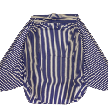 Used ◆Barba Cleric Shirt Blue Stripe Size 41 BARBA [AFB14] 