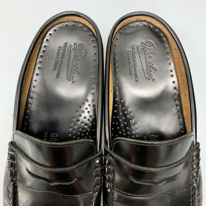 パラブーツ ローファー スリッポン ブラック サイズ8 メンズ 革靴 Paraboot スリッポン 約26.5cm【LA】【中古】