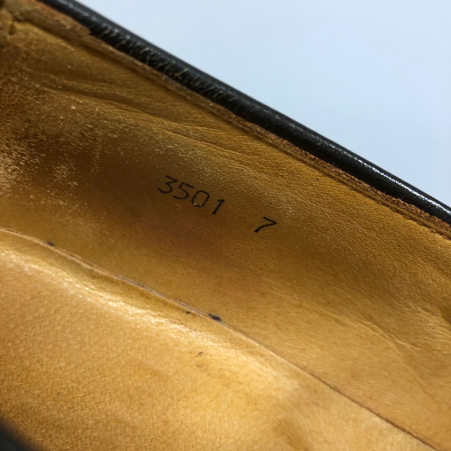 オリエンタル タッセルローファー 3501 カーフ ブラウン サイズUS7 ORIENTAL ローファー 約25.0cm【LA】【中古】