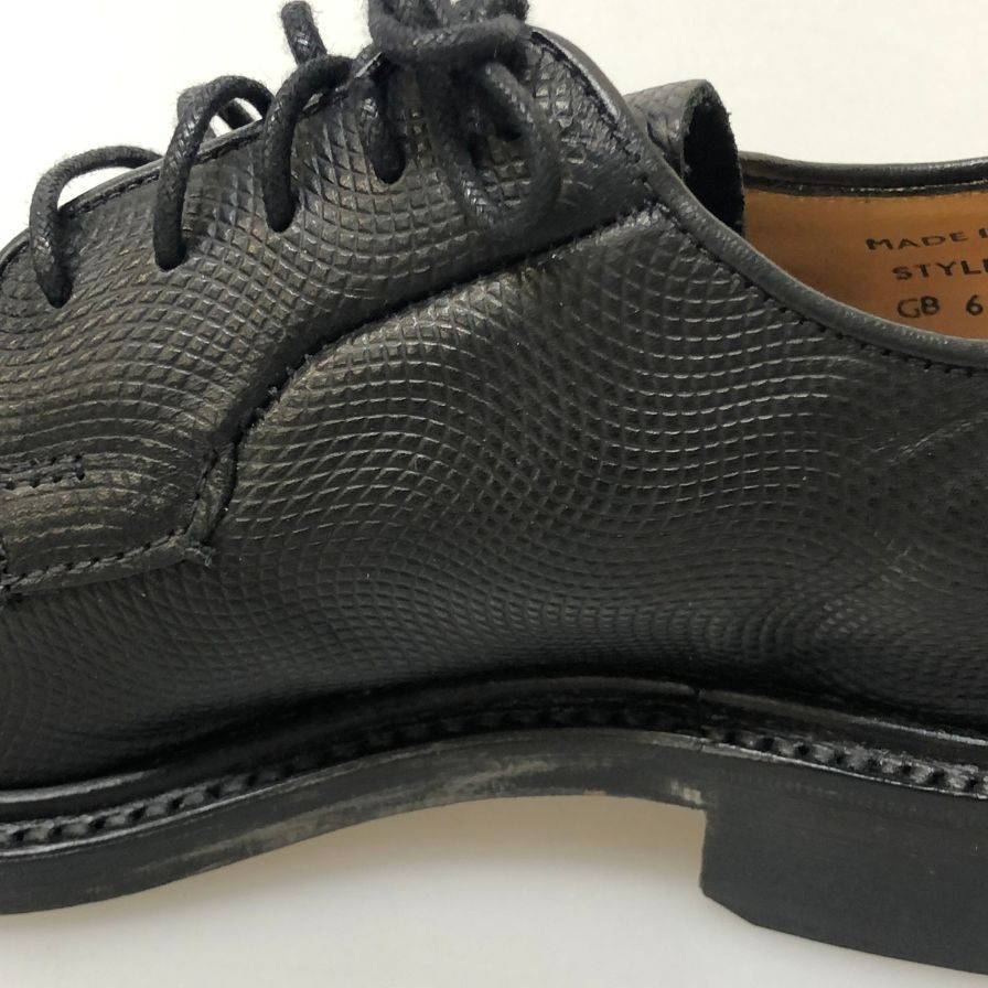 マーク マクナイリー プレーントゥ ブラック サイズ6  MARK MCNAIRY 約25.0cm【AFD8】
