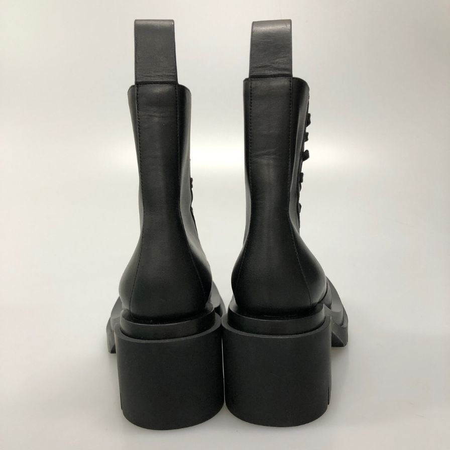 ボッテガヴェネタ ブーツ LUG ANKLE ブラック サイズ34 レディース BOTTEGA VENETA 約21.5cm【AFD8】