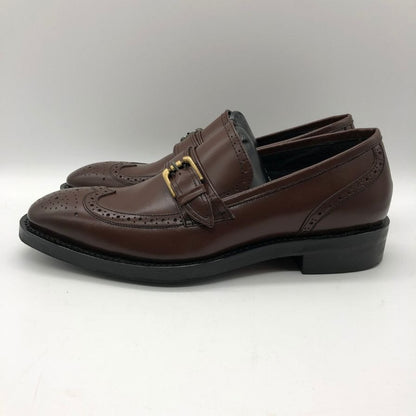 ダックス シングルストラップ スリッポン ブローグ 日本製 マドラス株式会社 ブラウン サイズ24.5cm DAKS 約24.5cm【AFD15】