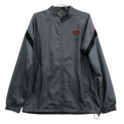 極美品◆ナイキ×パリ サンジェルマン トラックジャケット ドライフィットストライク グレー メンズ サイズM NIKE×Paris Saint Germain 【AFB4】