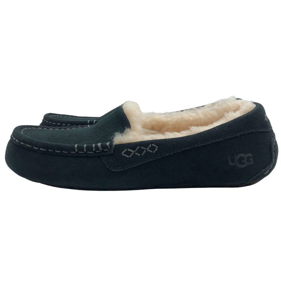 アグ スリッポン アンスレー ムートン モカシン グレー レディース サイズ24㎝ 1106878 UGG 約24.0cm【AFC47】