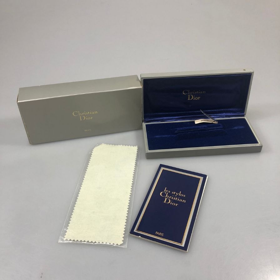 クリスチャンディオール 1970年製 インク式 CD750 メタル 万年筆 BBJ 359 Christian Dior【AFB55】