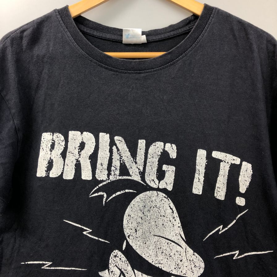 中古■ドナルドダック Tシャツ ヴィンテージ 00s ネイビー ユニセックス  サイズXL ディズニーDisney 【AFB2】