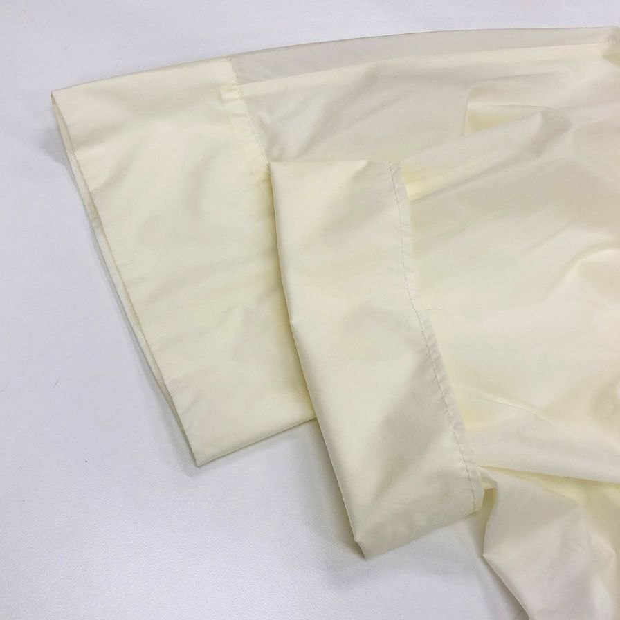 中古◆プリーツプリーズ ウィンドコート ナイロン ホワイト サイズフリー PP11-ZA961 PLEATS PLEASE ISSEY MIYAKE 【AFB19】