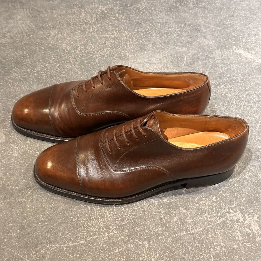 ジェイエムウエストン 300 ストレートチップ ブラウン サイズUK5.5E  メンズ J M Weston ビジネスシューズ 約24.0cm【LA】【中古】