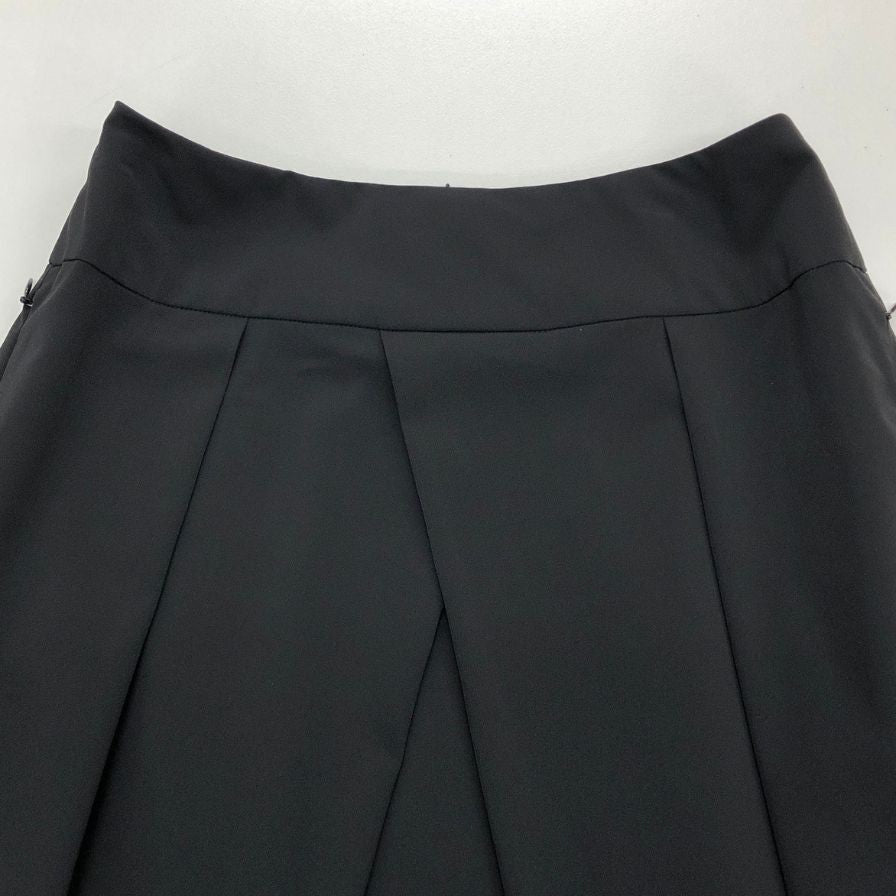 フォクシーニューヨーク スカート フレア 膝丈 18661 ブラック レディース サイズ38 FOXEY NEWYORK【AFB41】