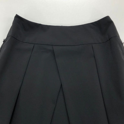 フォクシーニューヨーク スカート フレア 膝丈 18661 ブラック レディース サイズ38 FOXEY NEWYORK【AFB41】