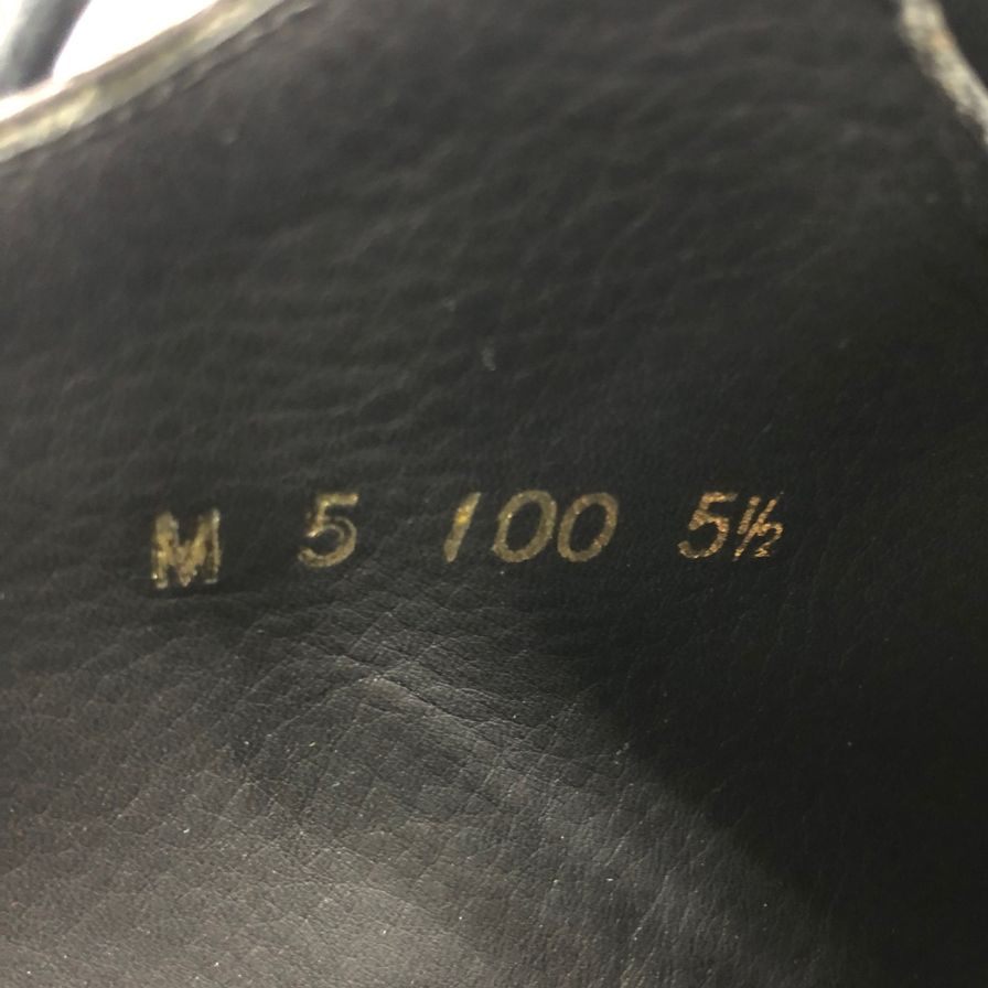 大塚製靴 M5-100 ホールカット カーフ ブラック サイズ25.5cm OTSUKA ビジネスシューズ 約25.5cm【LA】【中古】