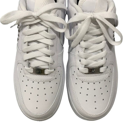 ナイキ エアフォース1 ロウ 07 FQ8887-100 シルバースタッズ ホワイト レディース サイズ23cm Nike Air Force 1 Low 07 White Chrome 約23.0cm【AFD14】