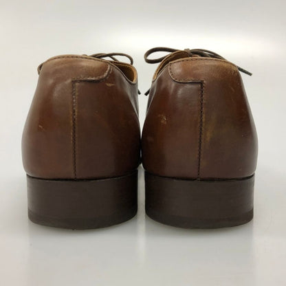 エーボンハウス レザーシューズ クロケット＆ジョーンズ製 パンチドキャップトゥ ブラウン サイズUK8E メンズ AVON HOUSE 約26.5cm【AFC1】