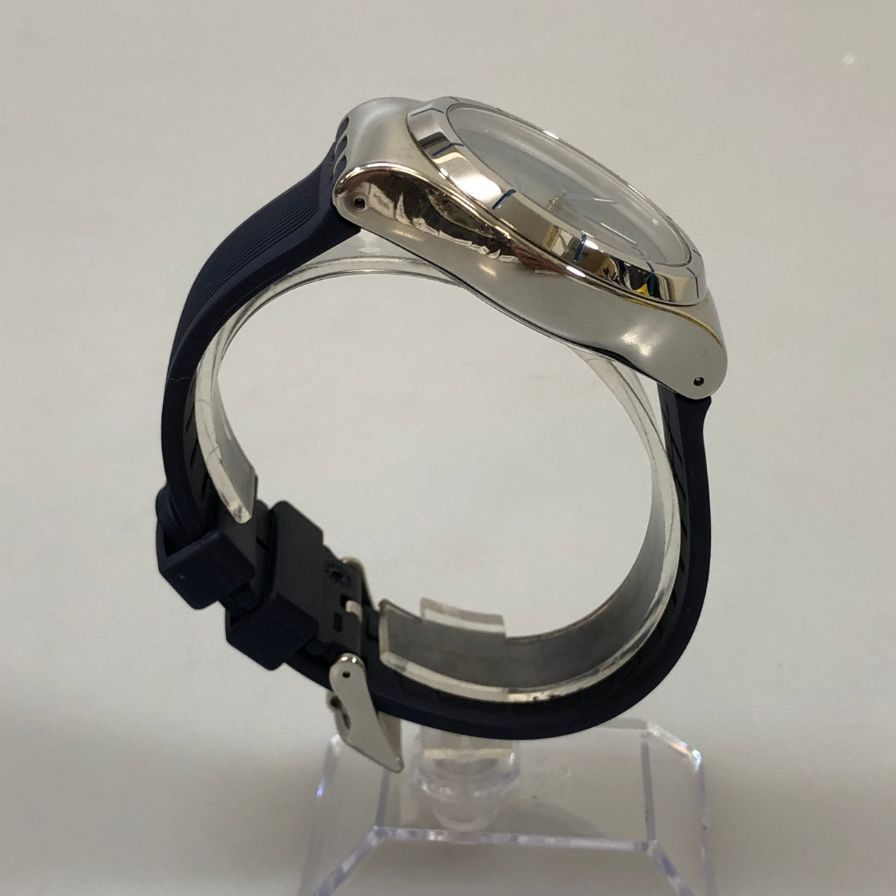 スウォッチ 腕時計 自動巻き オートマチック ラバーバンド 19 JEWELS シルバー系 SWATCH【AFI27】