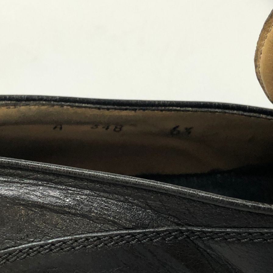ボノーラ ビットローファー カーフ ブラック メンズ サイズ6.5 BONORA 約25.0cm【PTM1】