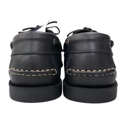 パラブーツ レザーデッキシューズ バース ブラック メンズ UK8 PARABOOT BARTH デッキシューズ 約26.5cm【LA】【中古】
