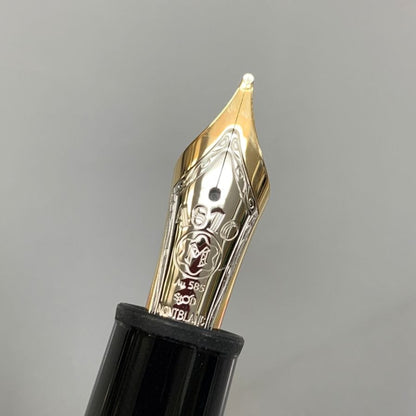 モンブラン マイスターシュテュック 4810 ペン先Au585 ブラック ゴールド MONTBLANC MEISTERSTUCK【AFI4】