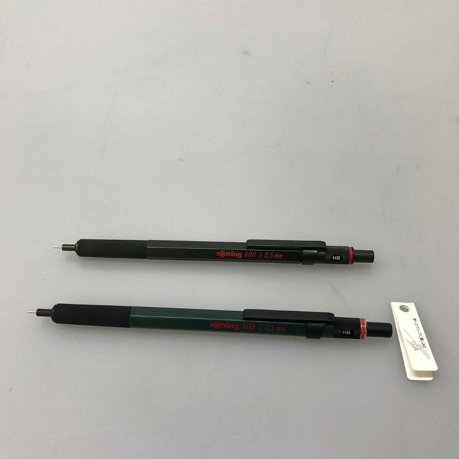 【2本セット】ロットリング メカニカル シャープペン 500&600 0.5mm ブラック  rotring【AFI3】