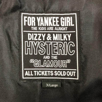 極美品◆ヒステリックグラマー スカジャン DRAGON LADY TOUR刺繍 ブラック メンズ サイズXL HYSTERIC GLAMOUR 【AFB41】