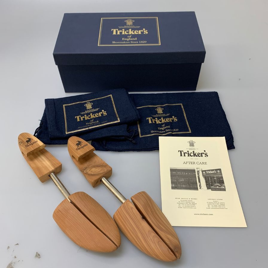 トリッカーズ レザーシューズ M5095 ウィングチップ スエード ダークブラウン サイズUK7.5 Tricker`s 約26.0cm【AFD4】