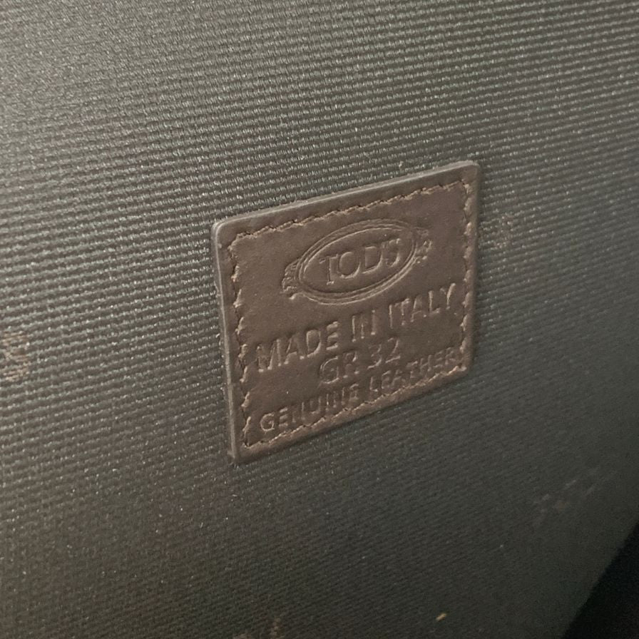 トッズ クラッチバッグ オレンジ系 TOD'S【AFE6】