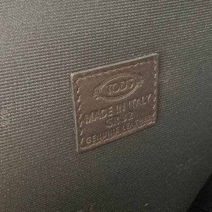 トッズ クラッチバッグ オレンジ系 TOD'S【AFE6】