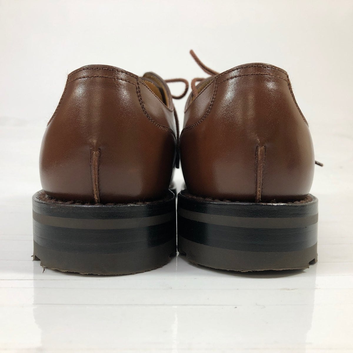ジェイエムウエストン 641 レザー ゴルフシューズ Uチップ メンズ ブラウン サイズ6D J.M.WESTON ビジネスシューズ 約24.5cm【LA】【中古】