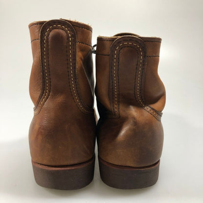 レッドウィング レザーブーツ クラシックモック 10ホール 8111 2010年 メンズ ライトブラウン サイズ9D REDWING 約27.0cm【AFD15-2】