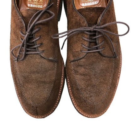 オールデン D8628 レザーシューズ Uチップ スエード メンズ サイズ８ ブラウン ALDEN ビジネスシューズ 約26.0cm【LA】【中古】