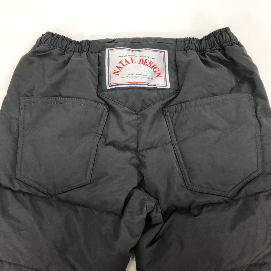 ネイタルデザイン x ナンガ ダウンパンツ グレー メンズS NATAL DESIGN NANGA 【AFB25】