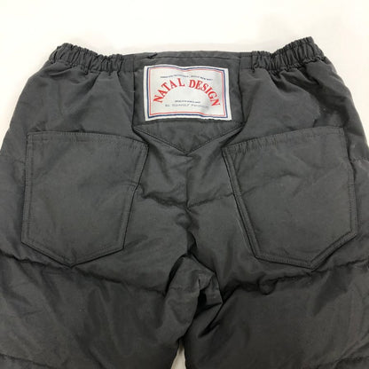 ネイタルデザイン x ナンガ ダウンパンツ グレー メンズS NATAL DESIGN NANGA 【AFB25】
