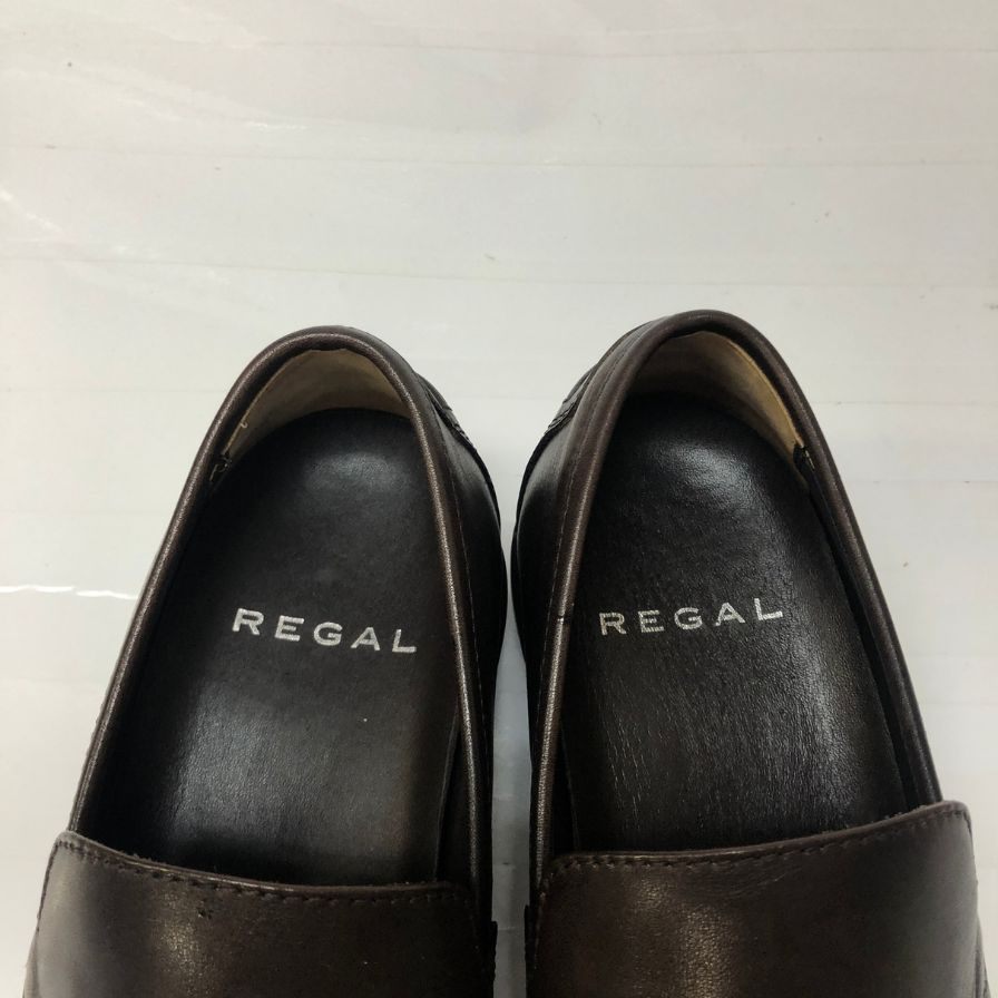 リーガル ドライビングシューズ スリッポン 56FR レザー ブラウン レディース サイズ23.5 REGAL 約23.5cm【AFD14】