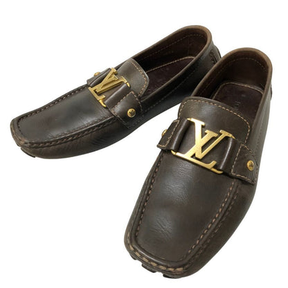 ルイヴィトン モンテカルロ ドライビングシューズ ダークブラウン メンズ サイズ6 LOUIS VUITTON 約25.0cm【AFC44-2】