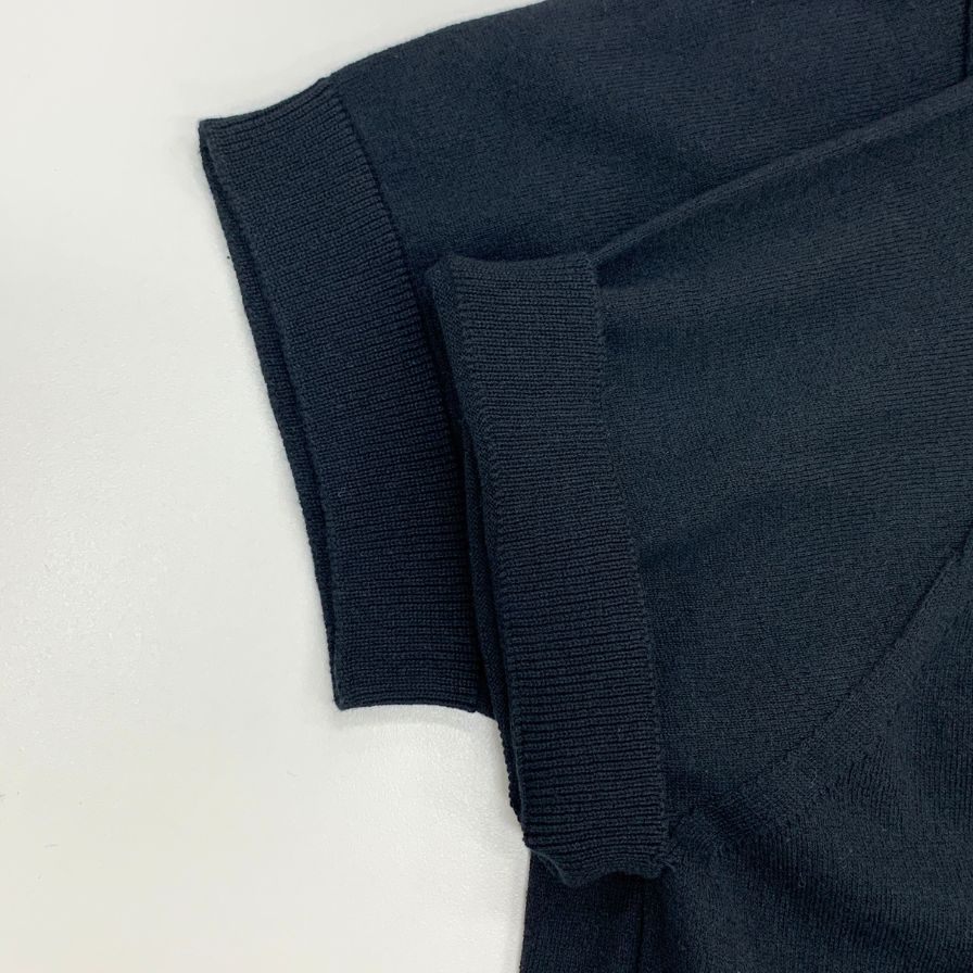 極美品◆ステファノモルタリ レディース  コットン カットソー サイズ42 ブラック stefanomortari 【AFB7】
