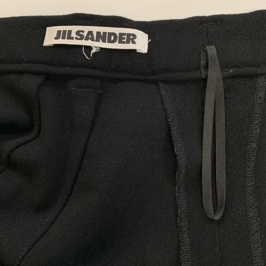 ジルサンダー スラックス ブラック レディース サイズ34 JIL SANDER 【AFB2】