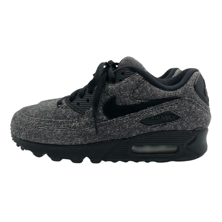 ナイキ ループウィラー スニーカー エアマックス 90 ニット ローカット 19年製 CQ7854-001 グレー メンズ サイズ25.5cm  NIKE × LOOPWHEELER 約25.5cm【AFD9】