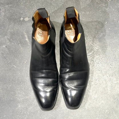 クロケット&ジョーンズ サイドゴアブーツ カウドレイ ブラック  メンズ サイズUK8.5D CROCKETT&JONES ブーツ 約27.0cm【LA】【中古】